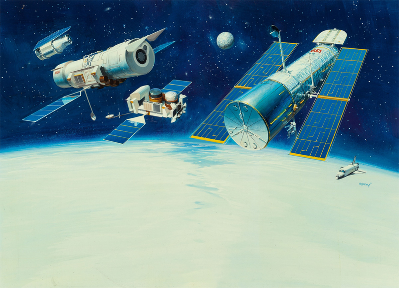 Illustration for article titled The Space Artist Who Perfectly Painted All Our Cosmic DreamsĀ